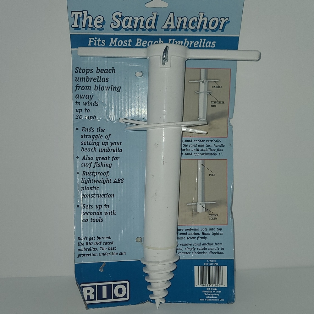 Rio Beach The Sand Anchor One Size. Brand New